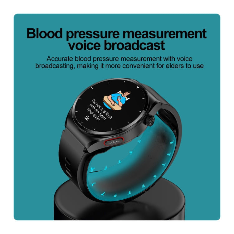 S22 Air Pump Blood Pressure Testing ECG Health Smart Watch, 1.39 inch Round Screen S22 Air Pump Blood Pressure Testing ECG Health Smart Watch, 1.39 inch Round Screen